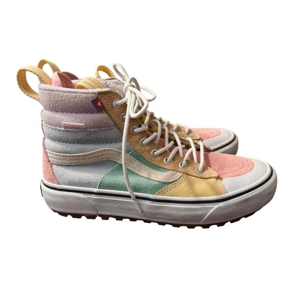 Vans Sk8-Hi MTE 2.0 DX Pastel Multi HydroGuard UltraCush Boots Women's 7.5